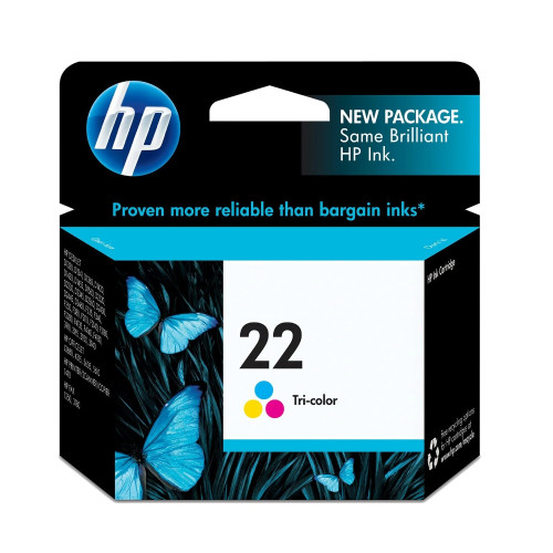 HP 22 Original Tri‑Color Ink Cartridge