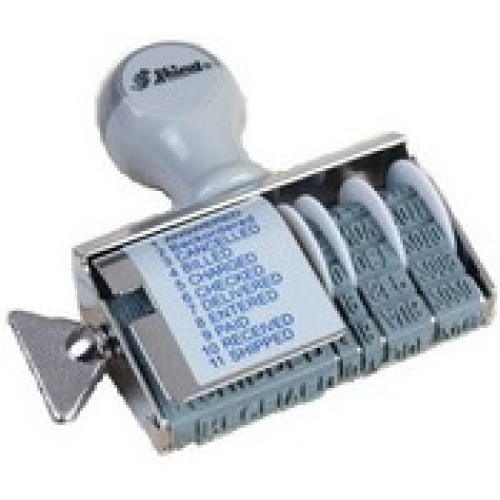 Shiny S-70 Phase Dater Stamp – Self-Inking Workflow Date Stamp